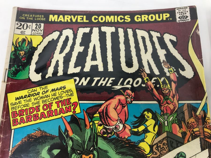 Marvel Comics Adam Strange #222, Amazing Adventures Featuring Black Bolt And The Inhumans #10, Creatures On The Loose #20 Comic Books [Photo 3]
