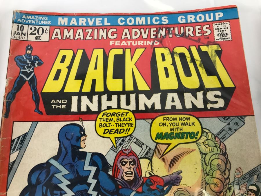 Marvel Comics Adam Strange #222, Amazing Adventures Featuring Black Bolt And The Inhumans #10, Creatures On The Loose #20 Comic Books [Photo 7]