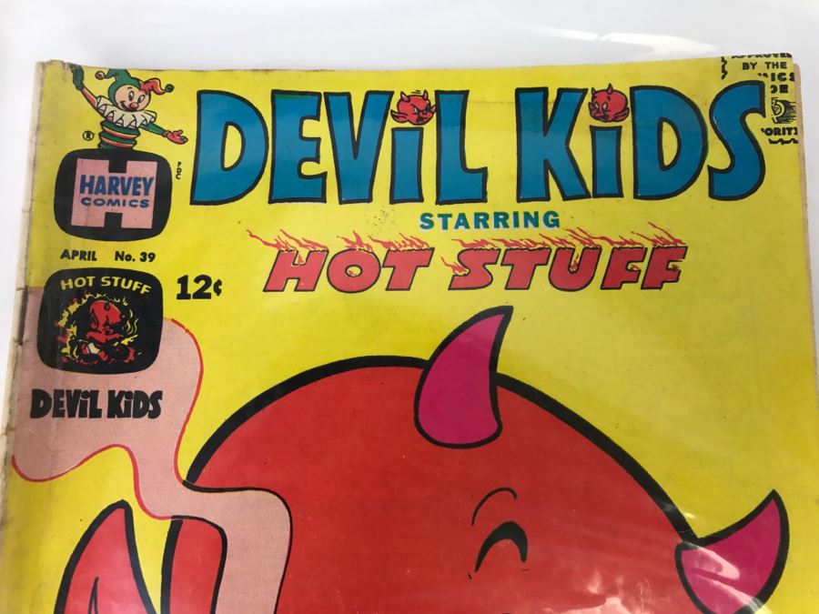 Devil Kids Starring Hot Stuff #39 And The Man From U.N.C.L.E. Comic Books [Photo 3]