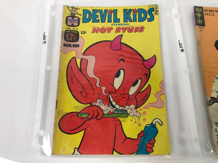 Devil Kids Starring Hot Stuff #39 And The Man From U.N.C.L.E. Comic Books [Photo 2]