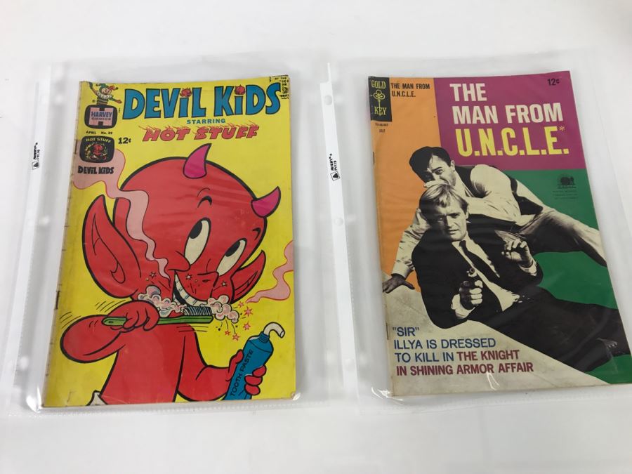 Devil Kids Starring Hot Stuff #39 And The Man From U.N.C.L.E. Comic Books [Photo 1]