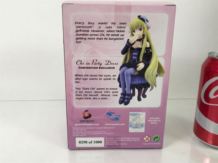 Chobits Chi In Party Dress Convention Exclusive Geneon New In Packaging 290 Of 1,000 [Photo 6]