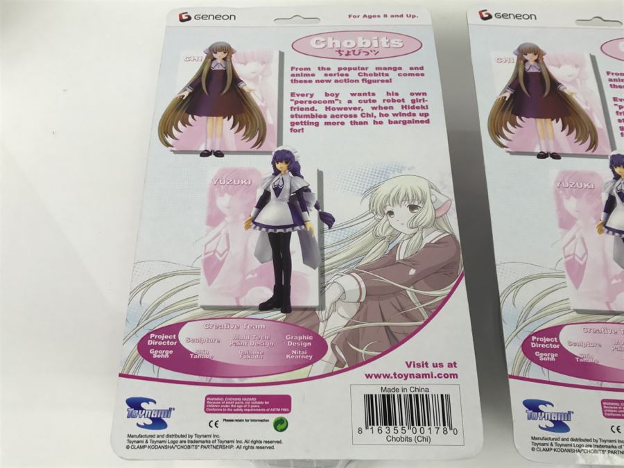 Chobits Chi And Yuzuki Action Figures In Opened Packages Geneon [Photo 11]