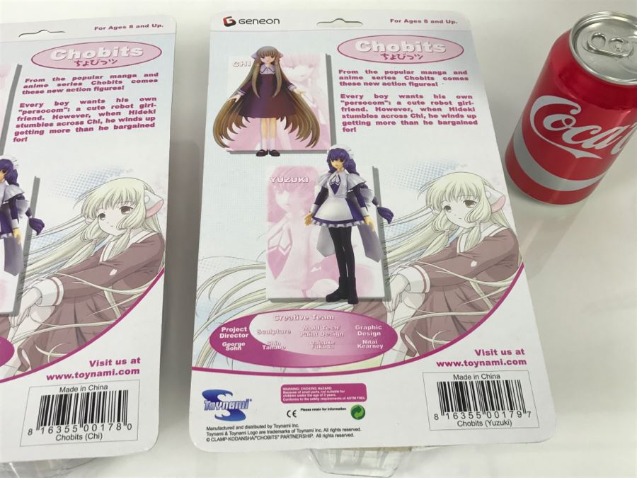 Chobits Chi And Yuzuki Action Figures In Opened Packages Geneon [Photo 13]