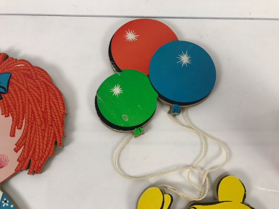 Vintage Walt Disney Winnie The Pooh And Raggedy Ann Wall Decorations Decor Hardboard Cutout [Photo 5]