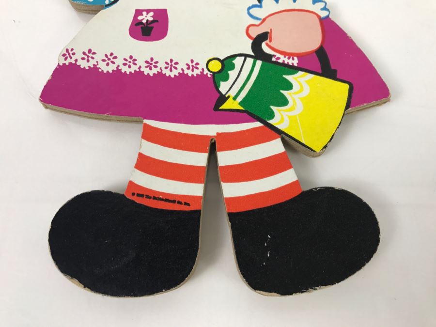 Vintage Walt Disney Winnie The Pooh And Raggedy Ann Wall Decorations Decor Hardboard Cutout [Photo 8]