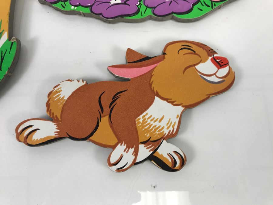 Vintage Walt Disney Bambi Wall Decorations Decor Hardboard Cutout [Photo 7]