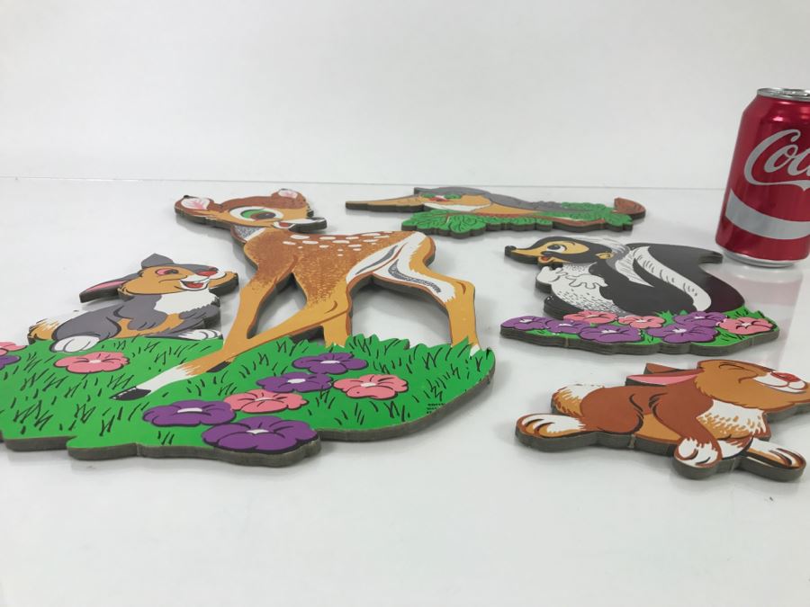 Vintage Walt Disney Bambi Wall Decorations Decor Hardboard Cutout [Photo 8]