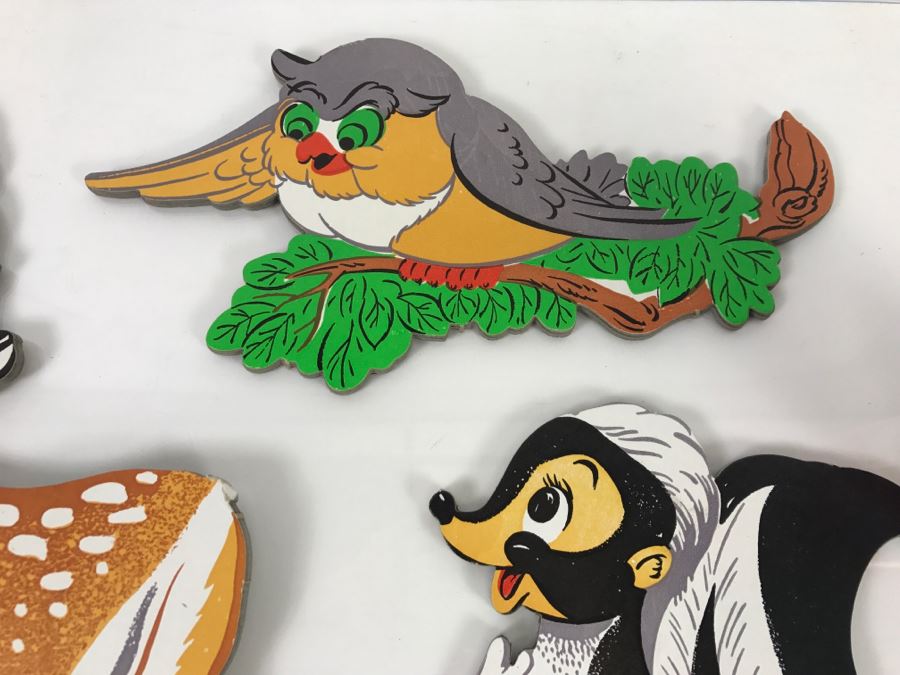 Vintage Walt Disney Bambi Wall Decorations Decor Hardboard Cutout [Photo 5]