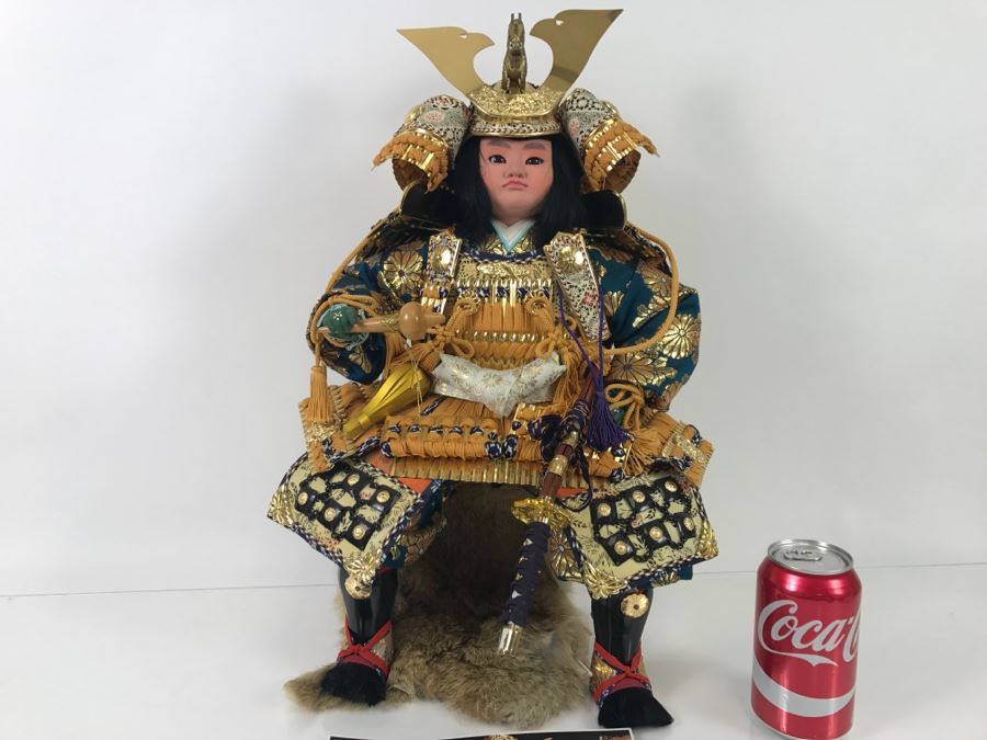 Vintage Japanese Samurai Doll