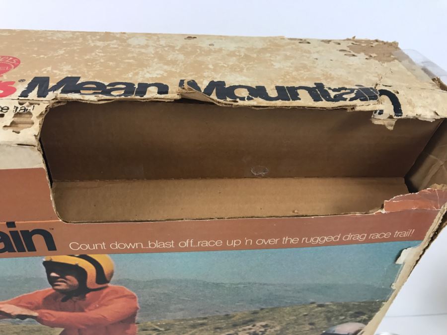 Vintage 1970 Hot Wheels Rumblers Mean Mountain Not Complete Missing Bikes And Men Damaged Box [Photo 6]