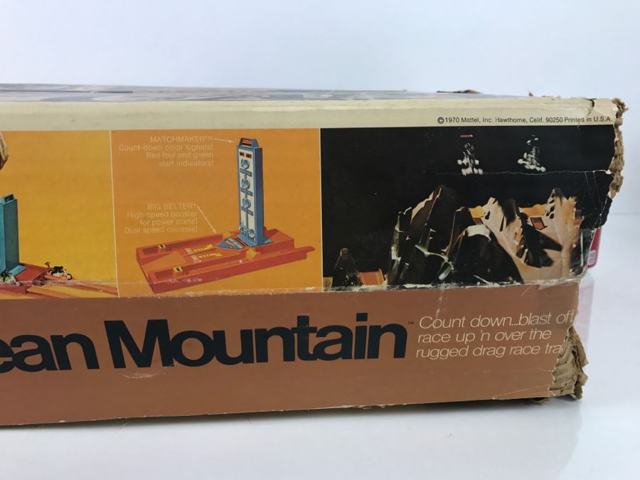 Vintage 1970 Hot Wheels Rumblers Mean Mountain Not Complete Missing Bikes And Men Damaged Box [Photo 11]