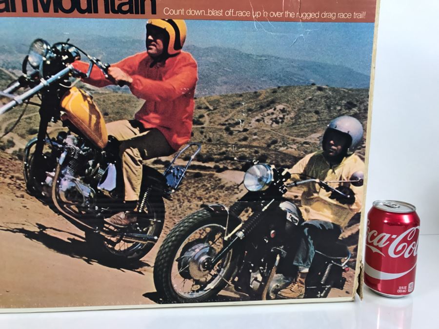 Vintage 1970 Hot Wheels Rumblers Mean Mountain Not Complete Missing Bikes And Men Damaged Box [Photo 5]