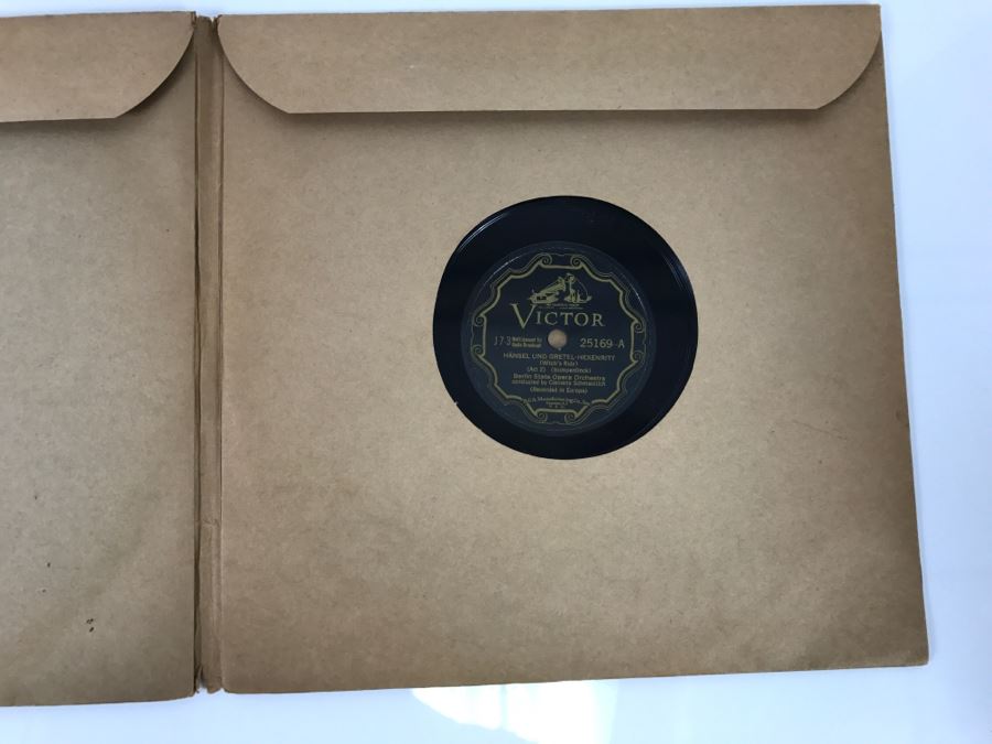 Vintage Victor Records Hansel And Gretel By Engelbert Humperdinck J-7 3 Records [Photo 10]