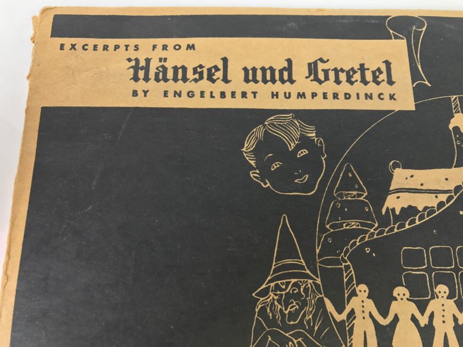 Vintage Victor Records Hansel And Gretel By Engelbert Humperdinck J-7 3 Records [Photo 2]