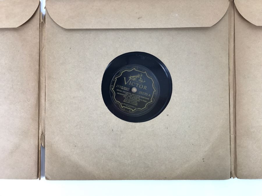 Vintage Victor Records Hansel And Gretel By Engelbert Humperdinck J-7 3 Records [Photo 9]