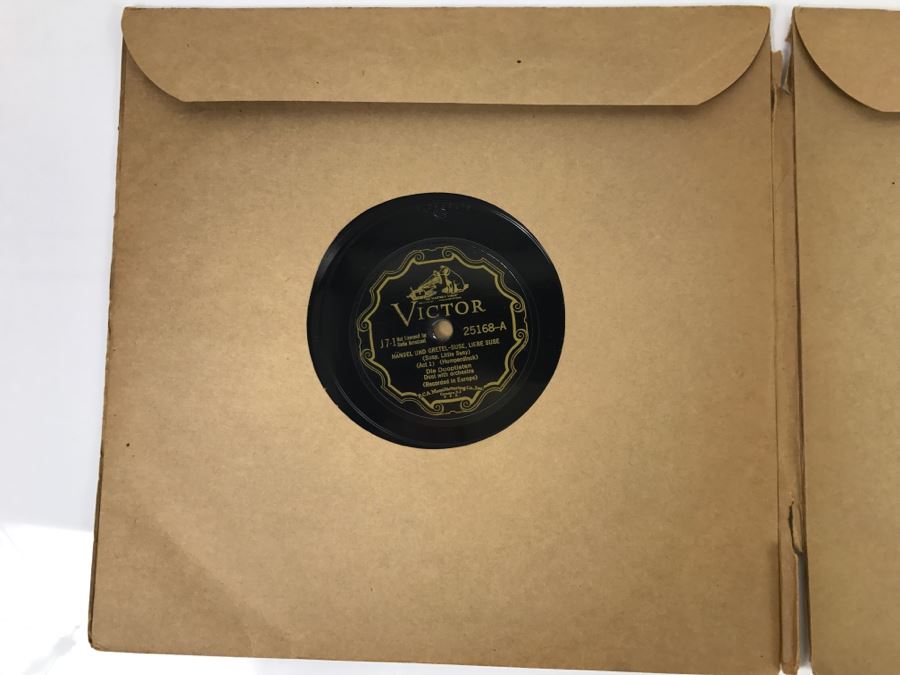 Vintage Victor Records Hansel And Gretel By Engelbert Humperdinck J-7 3 Records [Photo 8]