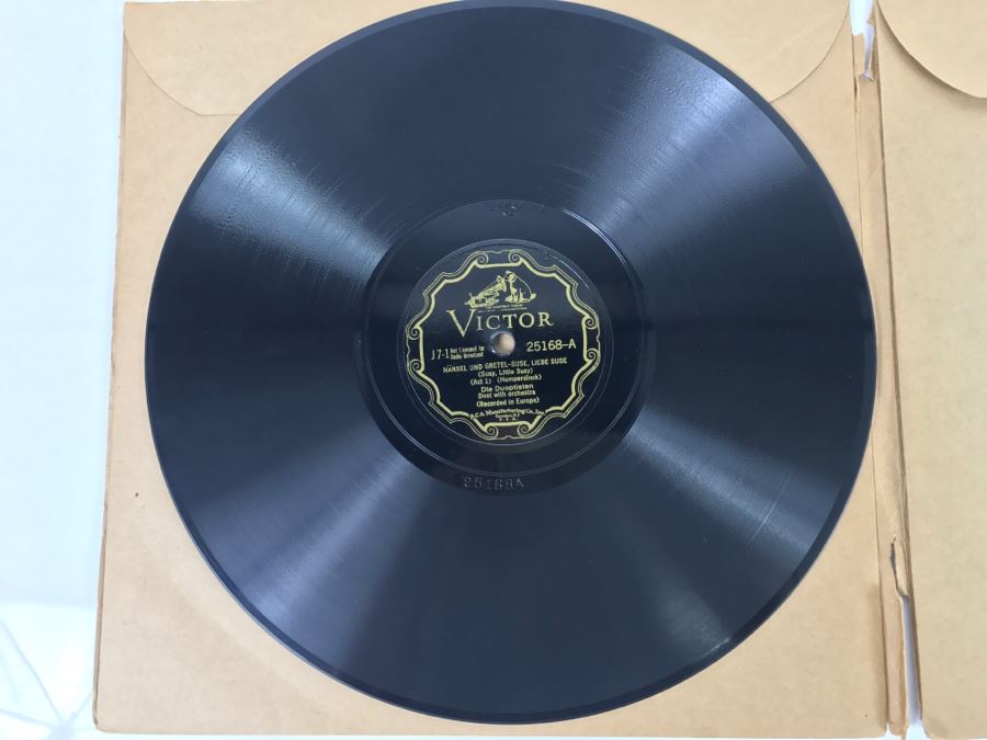 Vintage Victor Records Hansel And Gretel By Engelbert Humperdinck J-7 3 Records [Photo 11]