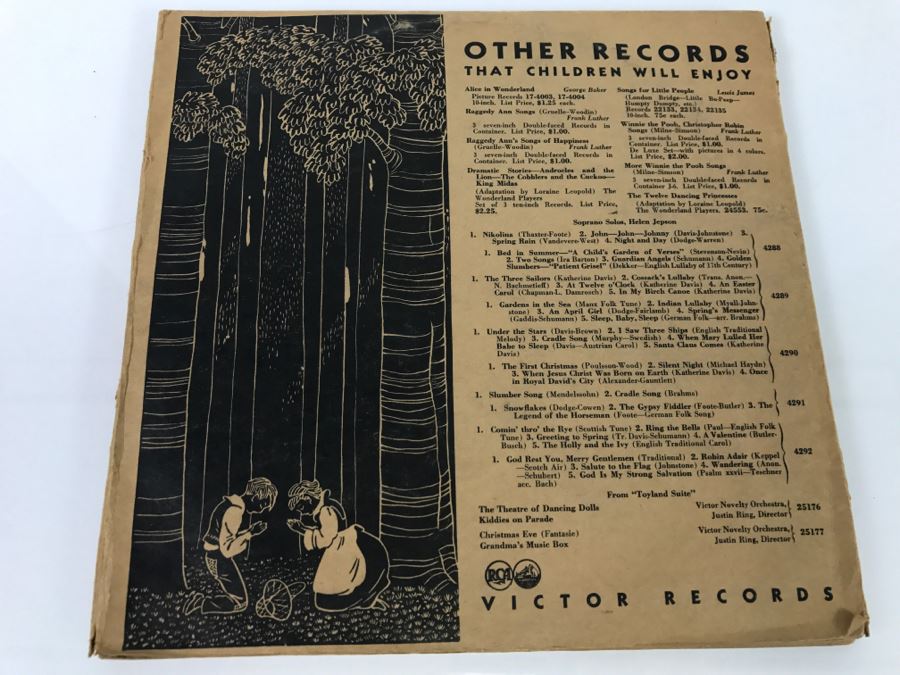Vintage Victor Records Hansel And Gretel By Engelbert Humperdinck J-7 3 Records [Photo 6]