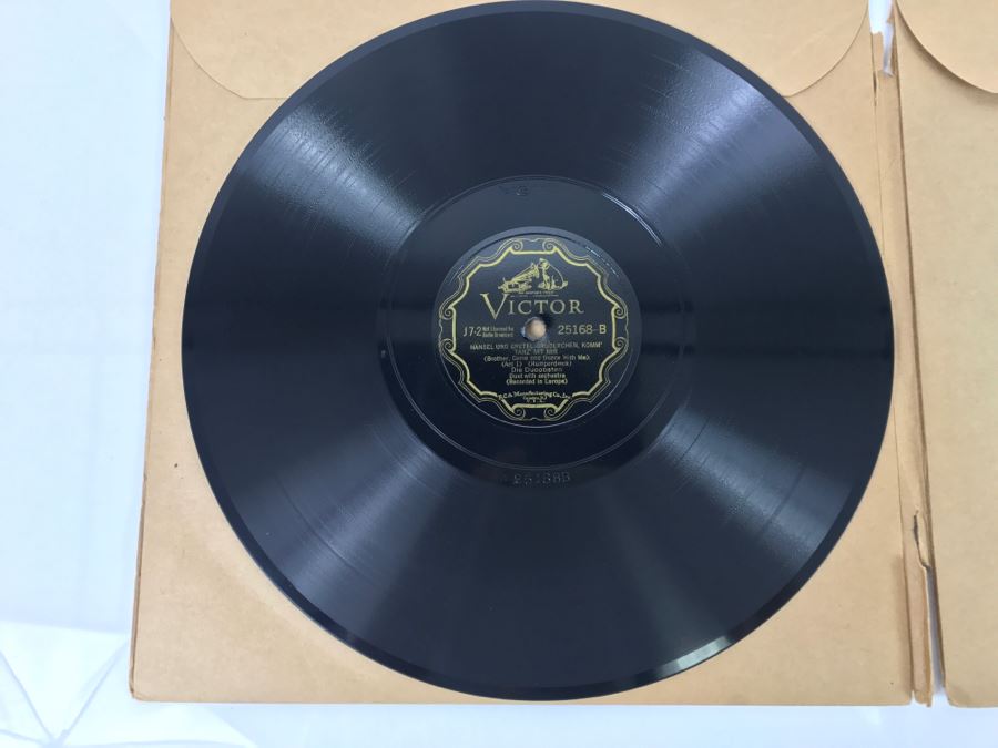 Vintage Victor Records Hansel And Gretel By Engelbert Humperdinck J-7 3 Records [Photo 14]
