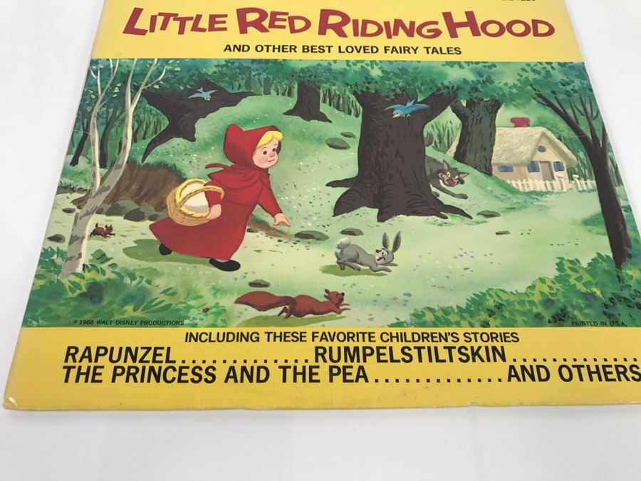 Walt Disney Little Red Riding Hood Viny Disneyland Record DQ-1284 [Photo 5]