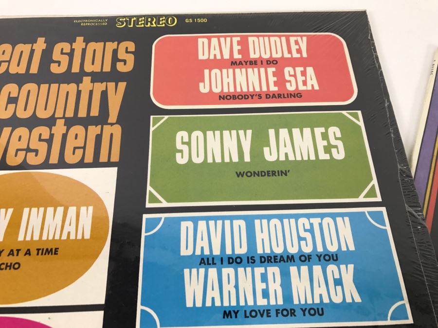 (3) SEALED Records Great Stars Of Country & Western And Music From The Great Gatsby Era [Photo 5]