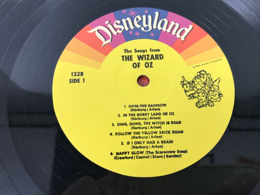The Songs From The Wizard Of Oz Disneyland Record 1328 [Photo 7]