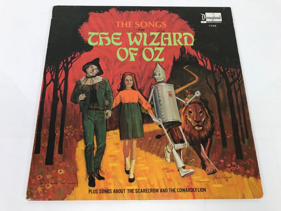The Songs From The Wizard Of Oz Disneyland Record 1328 [Photo 1]