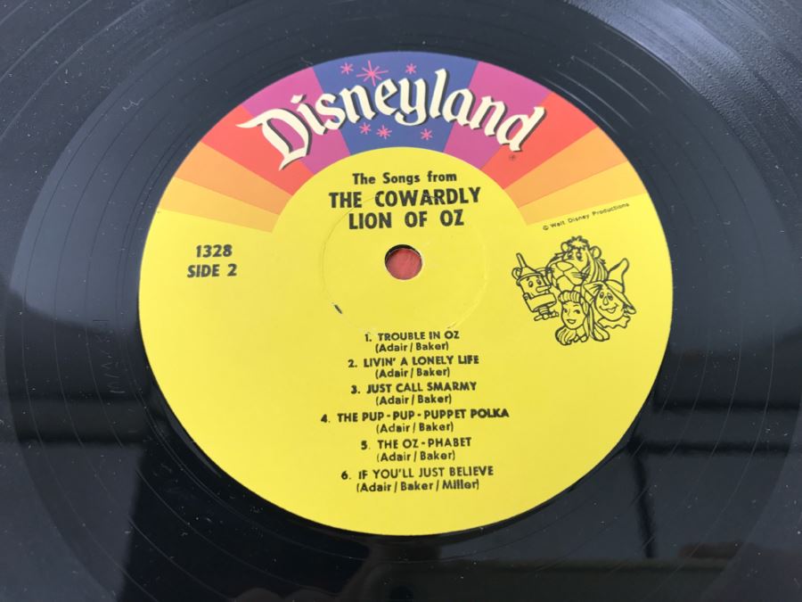 The Songs From The Wizard Of Oz Disneyland Record 1328 [Photo 9]