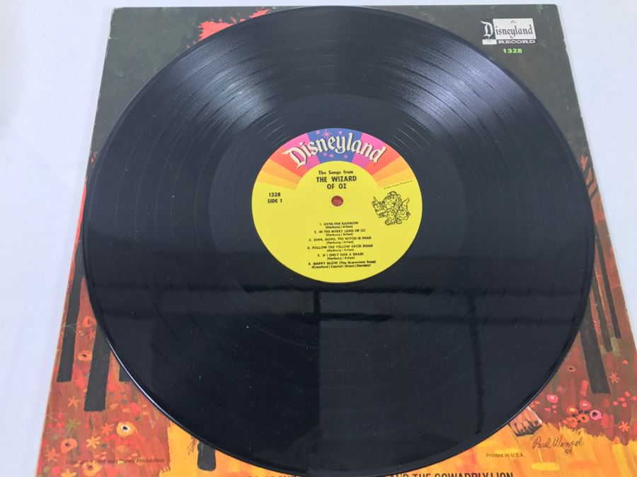 The Songs From The Wizard Of Oz Disneyland Record 1328 [Photo 6]