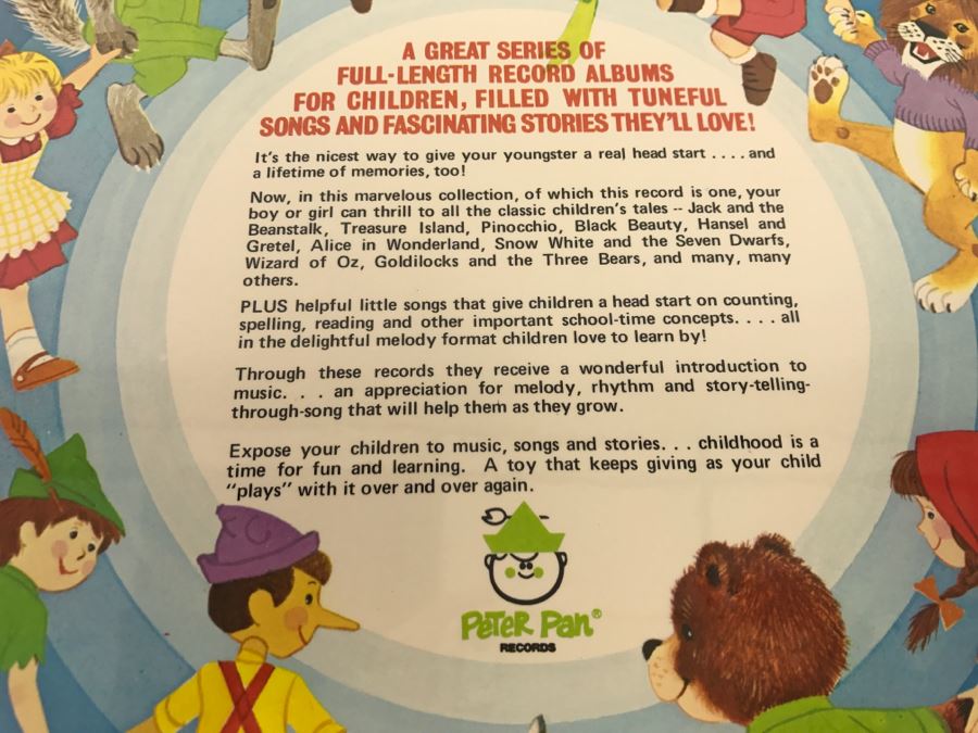 SEALED Peter Pan Record Jack And The Beanstalk, Pandora, Tom Thumb 8226 [Photo 9]