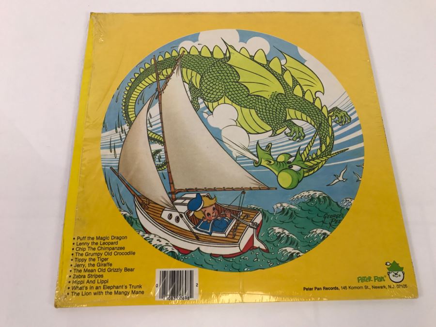 Puff The Magic Dragon Peter Pan Picture Disks Vinyl Record PD-202 [Photo 5]