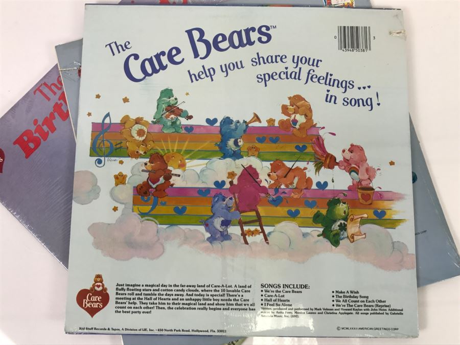 (3) SEALED Care Bears Records KSS5038 KSS5048 KSS5050 [Photo 8]