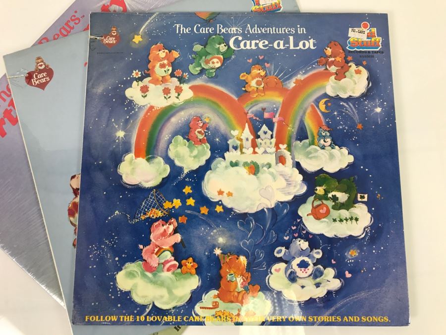 (3) SEALED Care Bears Records KSS5038 KSS5048 KSS5050 [Photo 3]