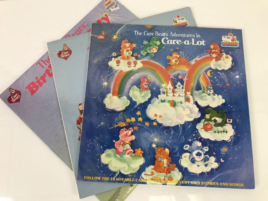 (3) SEALED Care Bears Records KSS5038 KSS5048 KSS5050 [Photo 2]