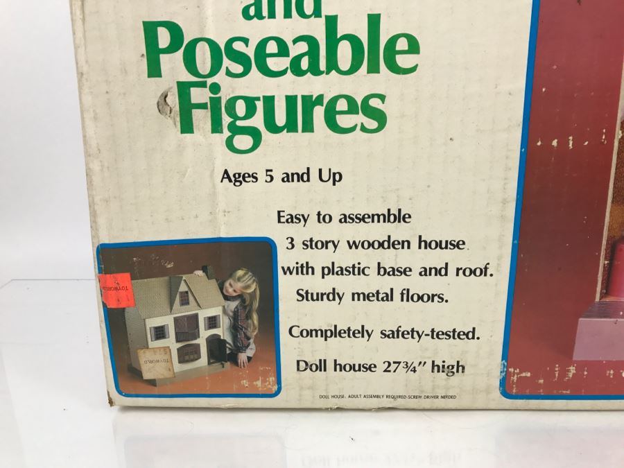 Wolverine Rite-Scale Doll House With Furniture And Poseable Figures In Damaged Unopened Box No. 845 [Photo 3]