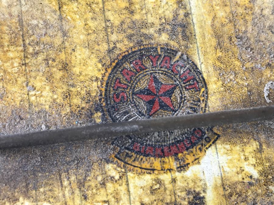 Vintage Star Yacht Birkenhead Pond Yacht Note That Several Wooden Parts Of The Sail Need Repair [Photo 2]