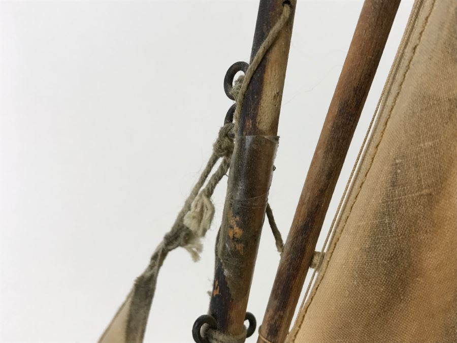 Vintage Star Yacht Birkenhead Pond Yacht Note That Several Wooden Parts Of The Sail Need Repair [Photo 14]