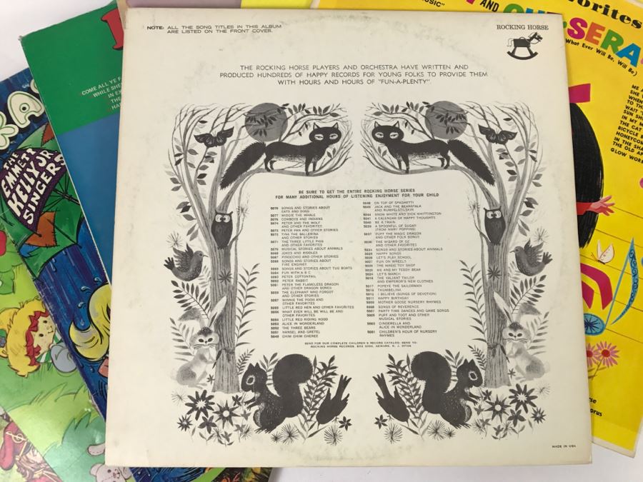 (14) Children's Record Collection Disneyland Records, Golden Records, United Artists [Photo 13]