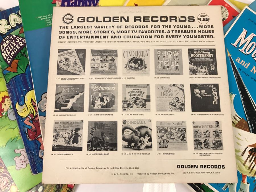 (14) Children's Record Collection Disneyland Records, Golden Records, United Artists [Photo 5]