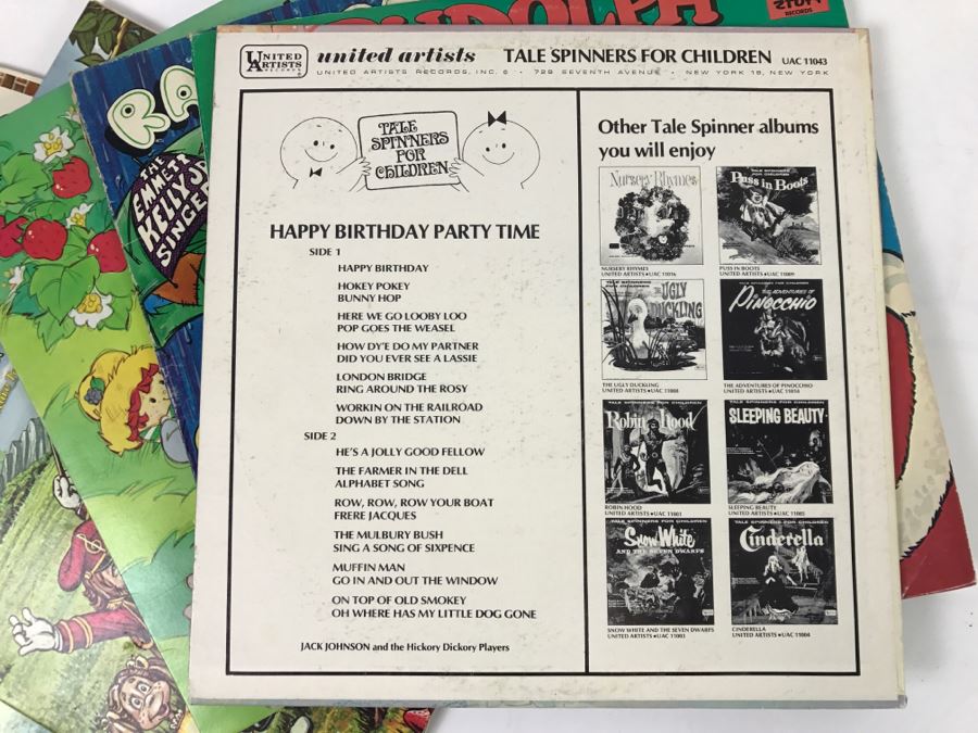 (14) Children's Record Collection Disneyland Records, Golden Records, United Artists [Photo 19]