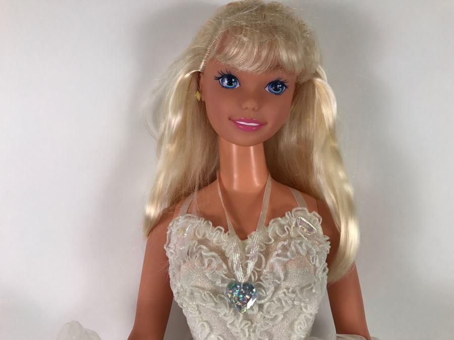 1992 Mattel Giant Barbie Doll Huge 36' Barbie Bride Doll