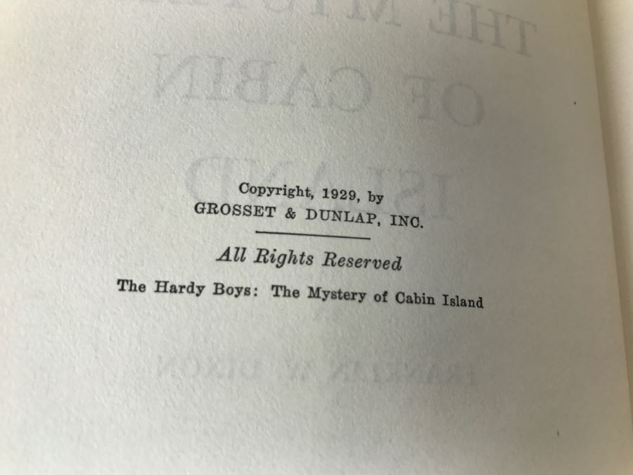Collection Of Vintage First Edition? Hardy Boys Mystery Stories Books By Franklin W. Dixon No Book Sleeves 1927-1957 [Photo 16]