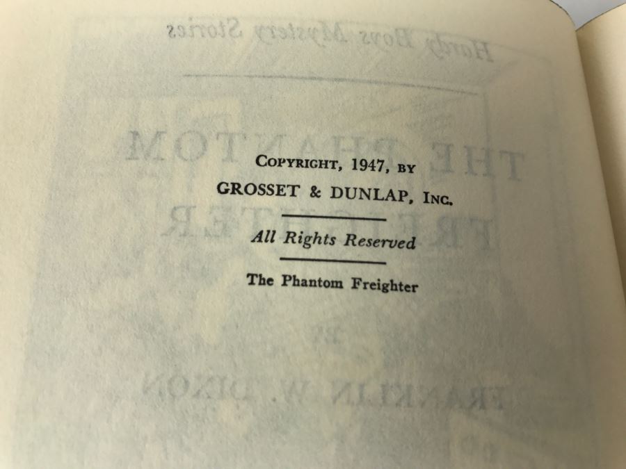 Collection Of Vintage First Edition? Hardy Boys Mystery Stories Books By Franklin W. Dixon No Book Sleeves 1927-1957 [Photo 33]