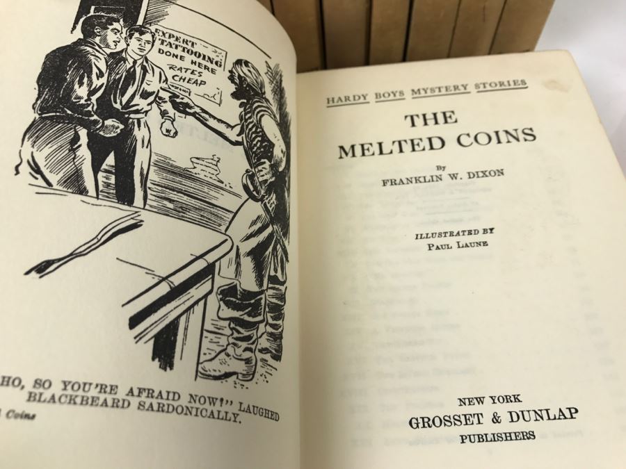 Collection Of Vintage First Edition? Hardy Boys Mystery Stories Books By Franklin W. Dixon No Book Sleeves 1927-1957 [Photo 11]