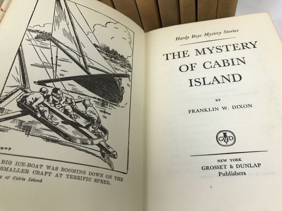 Collection Of Vintage First Edition? Hardy Boys Mystery Stories Books By Franklin W. Dixon No Book Sleeves 1927-1957 [Photo 14]