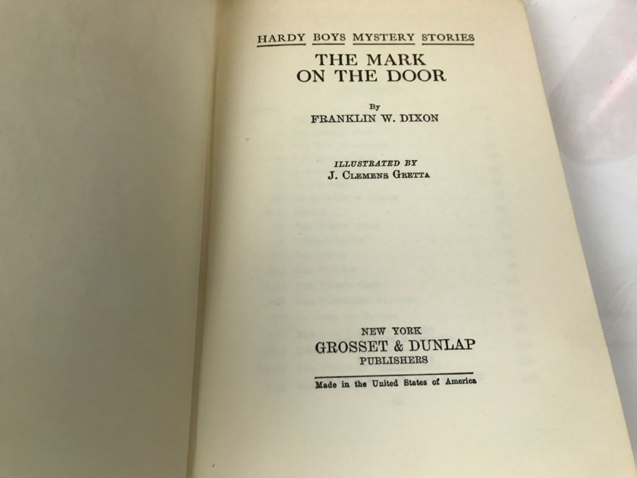 Collection Of Vintage First Edition? Hardy Boys Mystery Stories Books By Franklin W. Dixon No Book Sleeves 1927-1957 [Photo 7]