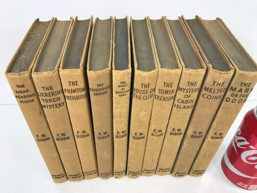 Collection Of Vintage First Edition? Hardy Boys Mystery Stories Books By Franklin W. Dixon No Book Sleeves 1927-1957 [Photo 4]