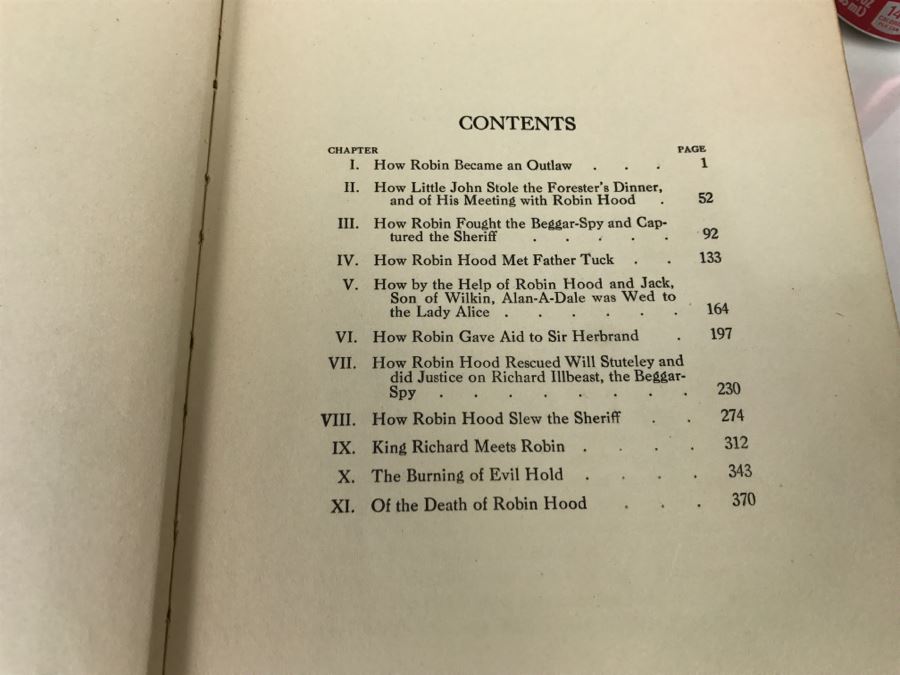 Vintage Robin Hood And The Men Of The Greenwood Ilustrated Book M A Donohue & Company [Photo 9]