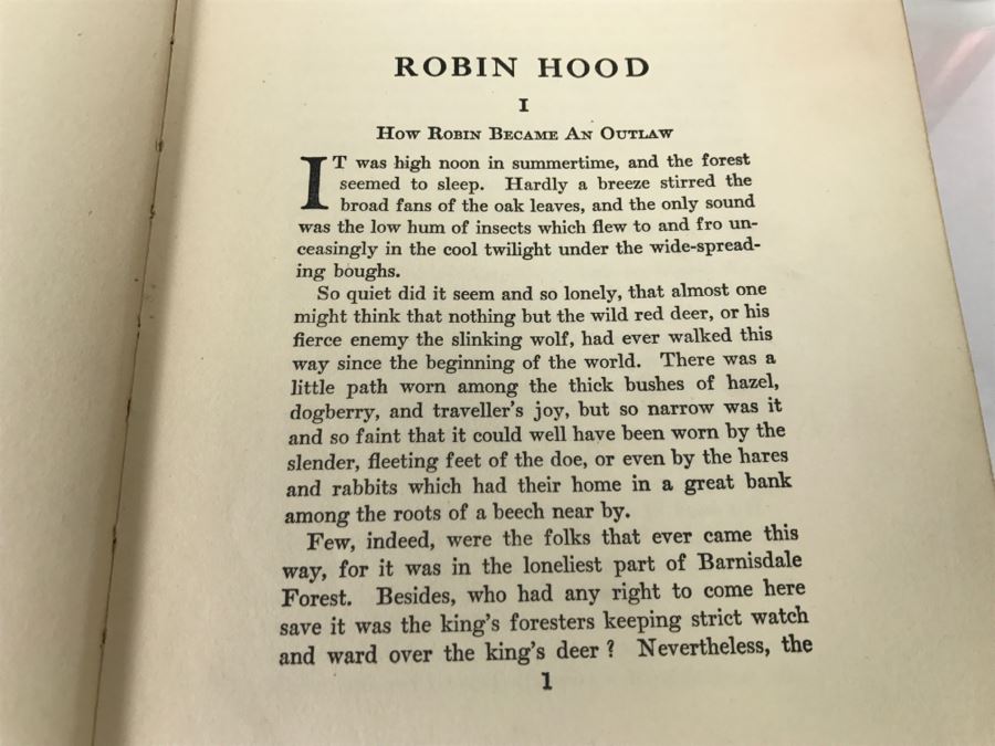 Vintage Robin Hood And The Men Of The Greenwood Ilustrated Book M A Donohue & Company [Photo 13]